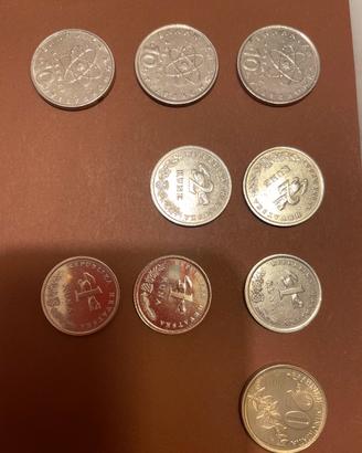 Set 6 monete greche anni ‘90