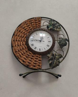 Orologio da Tavolo 30 cm di Diametro in Ferro Batt