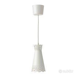 Lampadario Ikea in metallo bianco