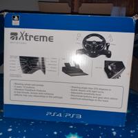 Volante + pedaliera PS4-PS3