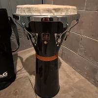 Djembé LP Aspire + borsa (con tela da rifare)