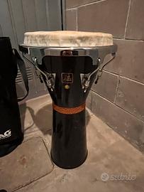 Djembé LP Aspire + borsa (con tela da rifare)