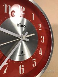 1972 Bino orologio muro diapason vintage space age