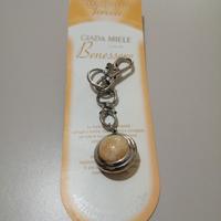 portachiavi pietra giada miele 