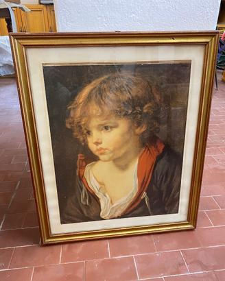 Quadro con stampa bambino