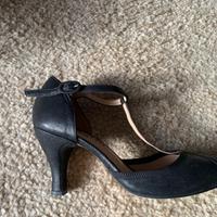 Repetto tacco 8 taglia 39 décolleté pelle tango.