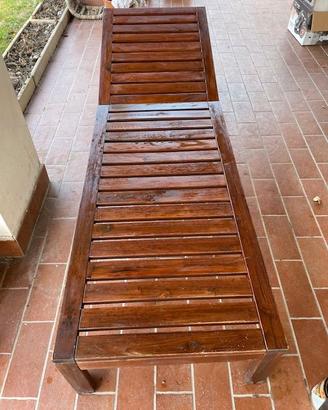 Lettino da giardino in legno  IKea mod. NAMMARO