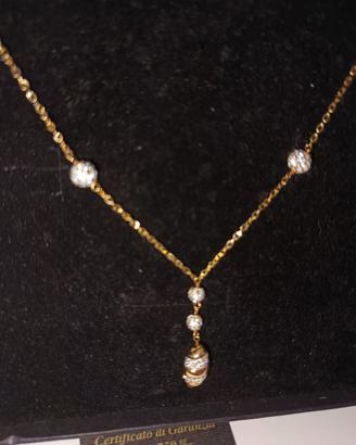 Collana in Oro giallo massiccio 18 Kt. (750) 