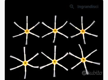 6 spazzole laterali per robot roomba