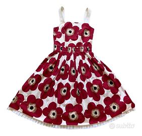 Abito Vintage Dolce & Gabbana con stampa Poppy