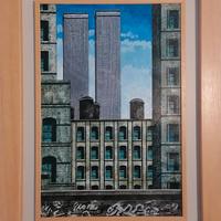 Dipinto 40x60 Towers olio su tela T. CAPUTO quadro