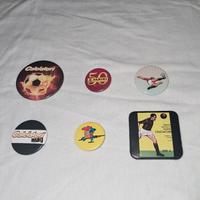 Set 6 Spillette Calciatori Panini e Calciatori Mag