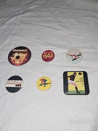 Set 6 Spillette Calciatori Panini e Calciatori Mag