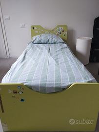 Letto singolo con materasso
