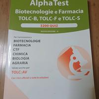 Libro Alpha test Biotecnologie e Farmacia 