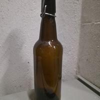 bottiglie vetro scuro per birra con tappo