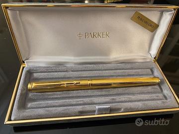 Penna parker placcata oro