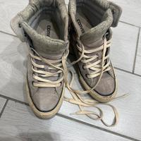 Scarpe zeppa converse
