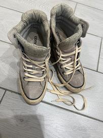 Scarpe zeppa converse