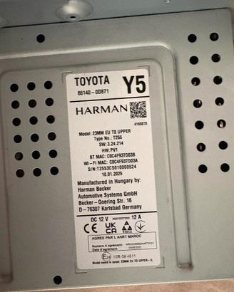 Stereo toyota