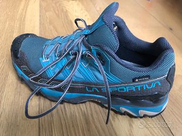 Scarpe trekking La Sportiva n. 40 e 1/2  azzurre