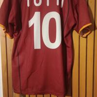 maglia calcio Roma N 10 Totti XL no store vintage 