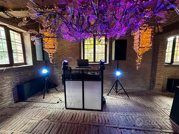 Noleggio dj casse effetti casse audio console