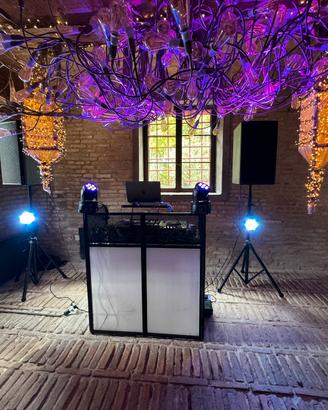 Noleggio dj casse effetti casse audio console