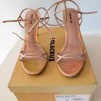 Sandali con tacco in pelle Lola Cruz