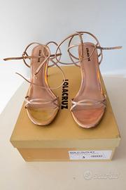 Sandali con tacco in pelle Lola Cruz