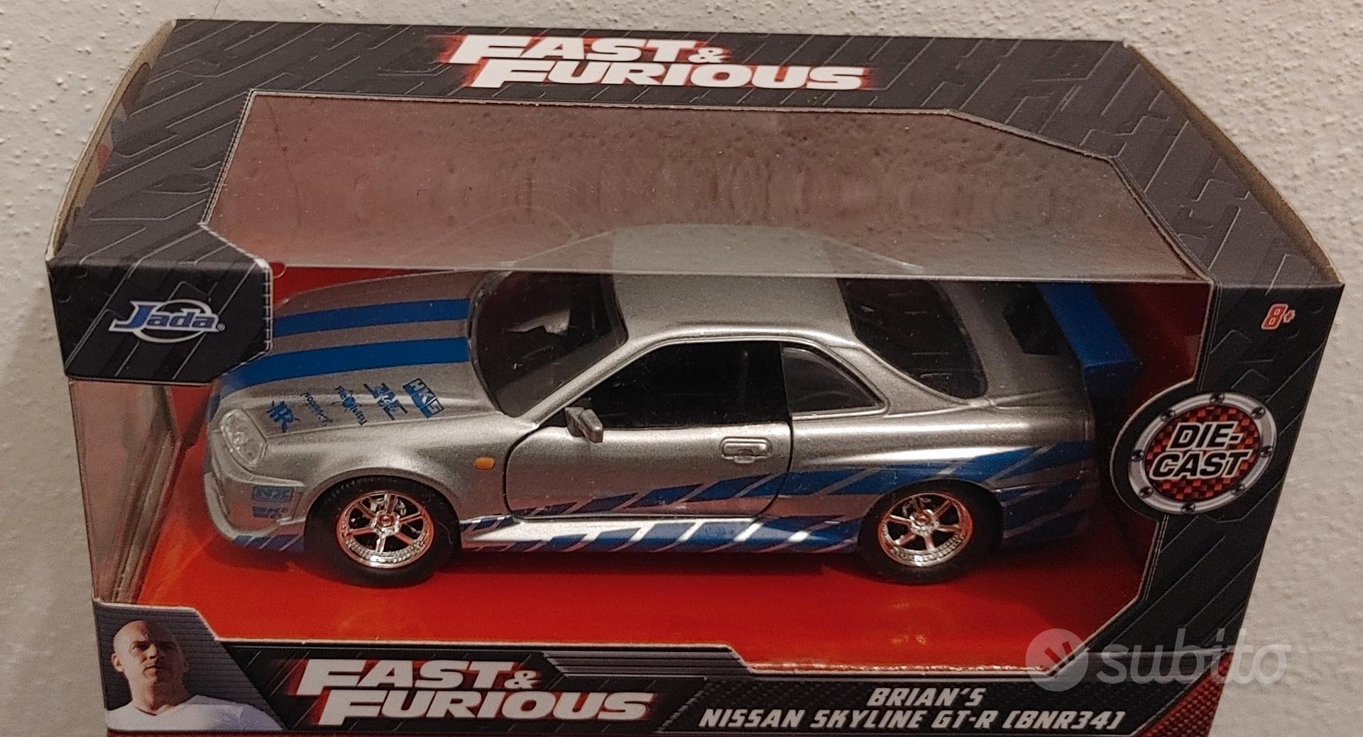 MODELLINI FAST AND FURIOUS 1/43 1:43 metallo Con Relativi Giornalini