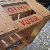 cassa in legno  birra raffo 1969
