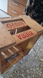 cassa in legno  birra raffo 1969