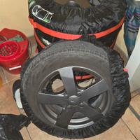 Cerchi 15" 4x100 Corsa, Clio, C3 + gomme 185/65r15