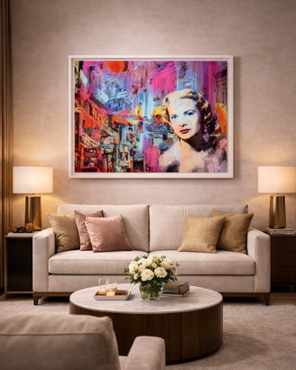 Quadro Pop Art 98x78 Esposto Montecarlo