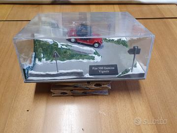 MODELLINO FIAT 500 GAMINE VIGNALE DIORAMA