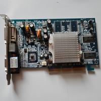 Scheda video AGP Geforce FX5200 64 MB