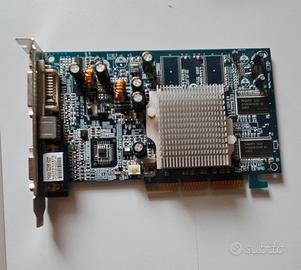 Scheda video AGP Geforce FX5200 64 MB