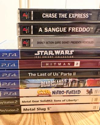 Giochi Playstation parte 2 ps1 ps2 ps4