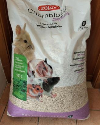 Lettiera substrato in fibra di canapa