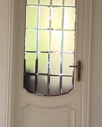 4  porte interne bianche e porta finestra