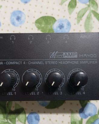Amplificatore per cuffie MICROAMP HA400