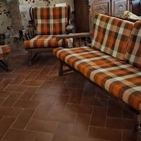 Divano + 2 poltrone vintage