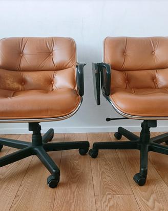 Coppia poltrone Knoll Pollock originali