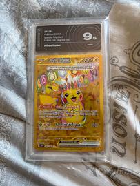 Pikachu Ex scintille folgoranti AiGrading 9,5