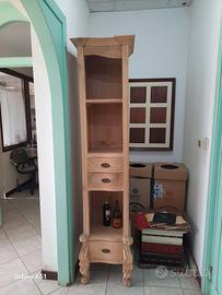  libreria in legno massello 