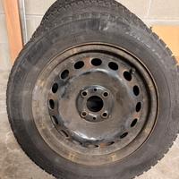 Cerchi Fiat Panda con gomme invernali