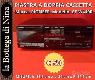 PIASTRA A DOPPIA CASSETTA PIONEER  CT-W440R