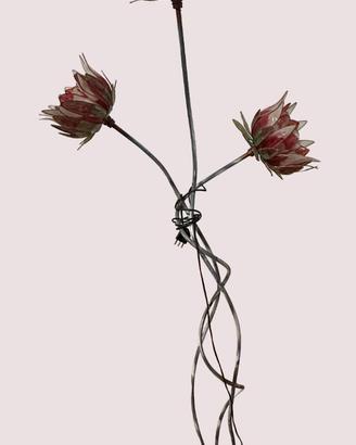 Lampada Artistica Artigianale a 3 Luci – Struttura