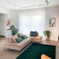 Tappeto soggiorno Verde Paco Home